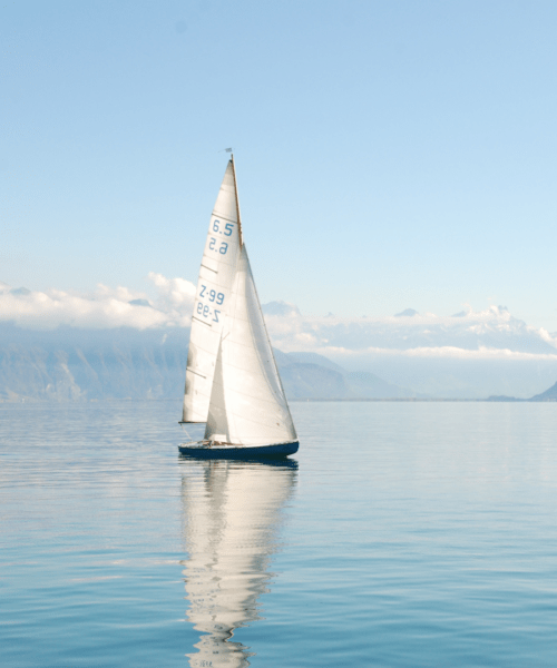 Vue du lac léman